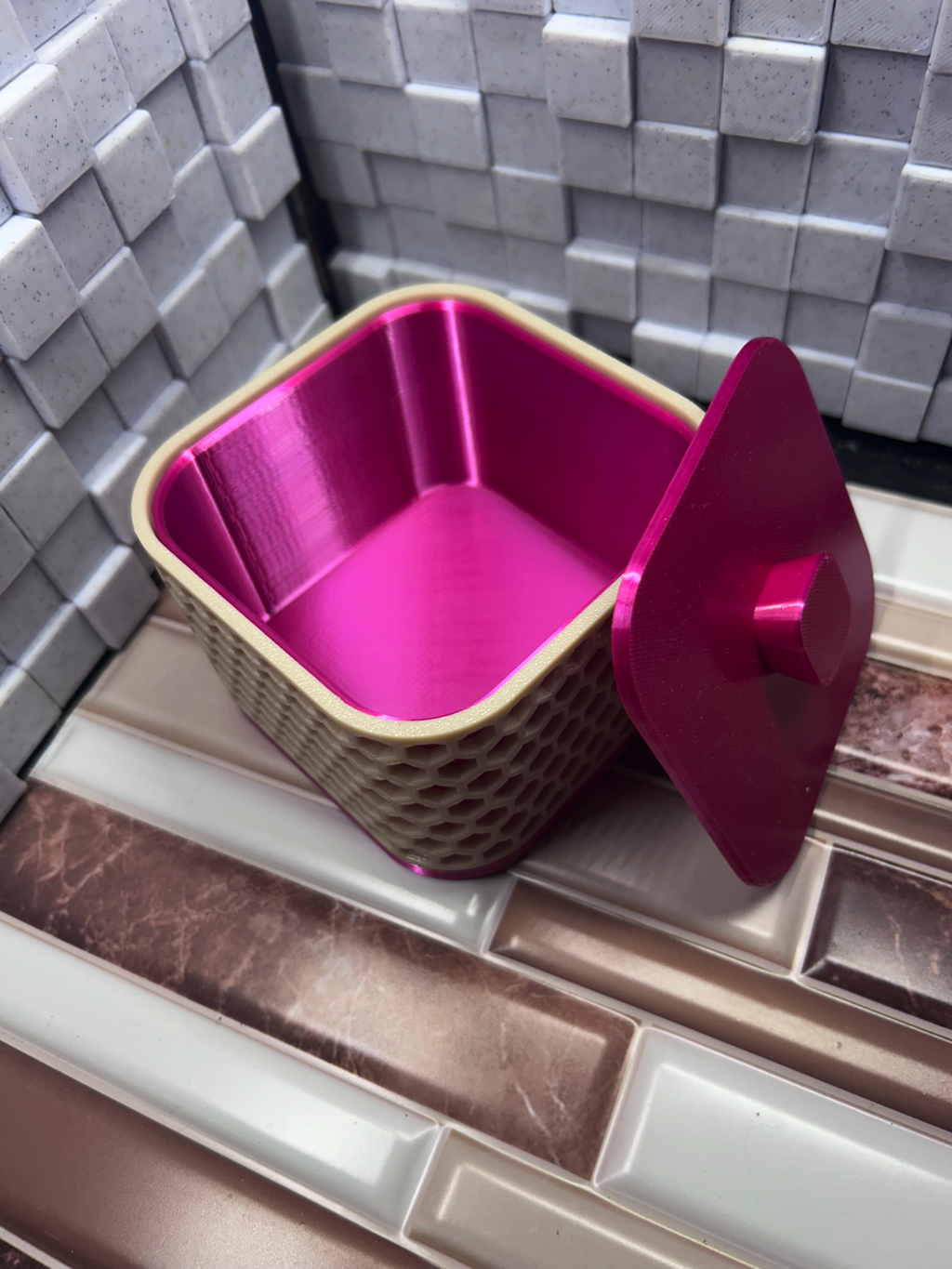 Purple Box open