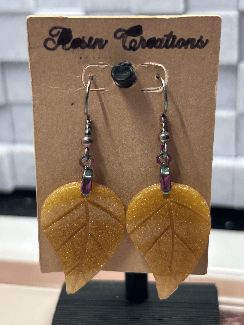 Gold Leaf Earrings