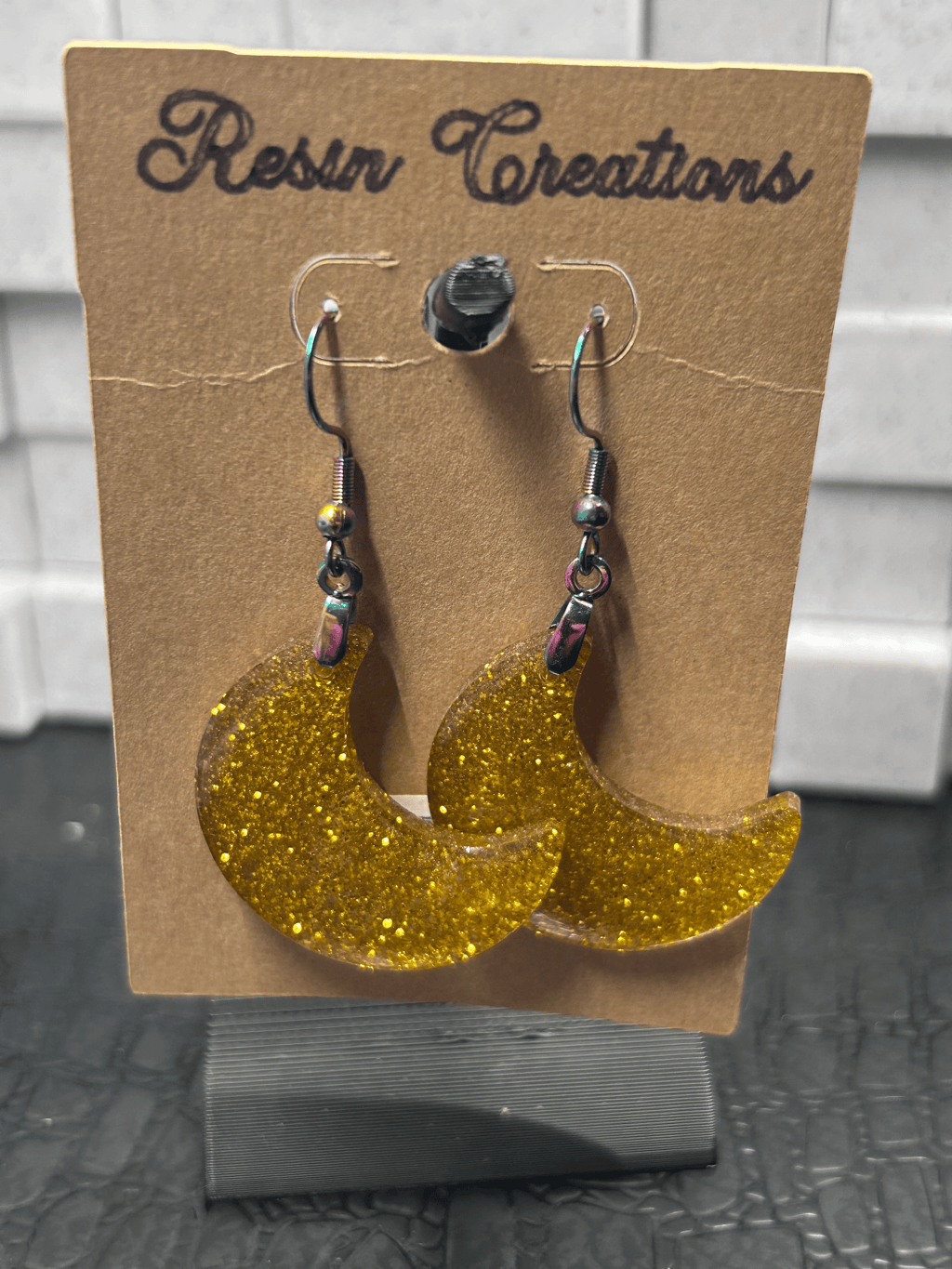 Gold Moon Earrings