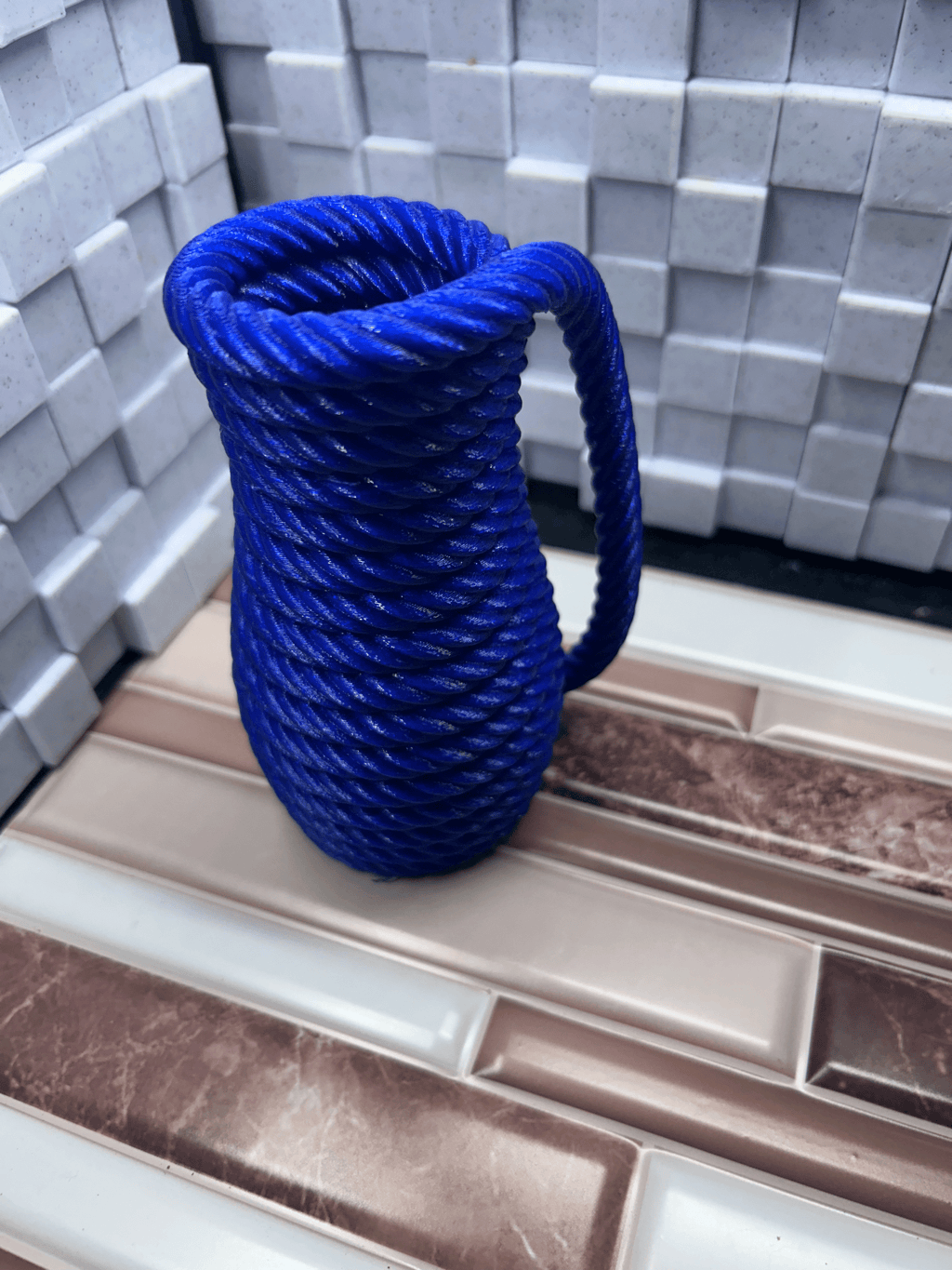 Blue Rope Vase