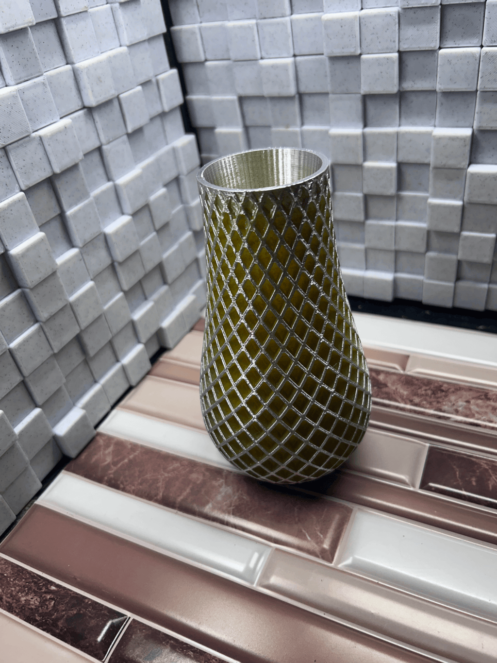Yellow Gold Vase